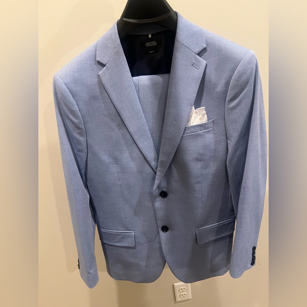 Men's Light Blue/Allure Slim Fit Suit